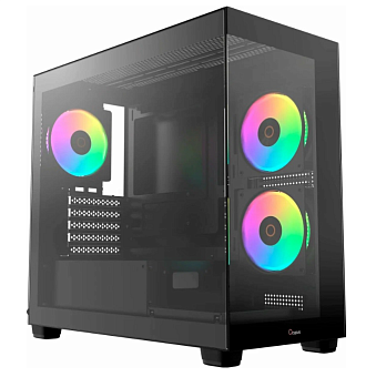 Корпус Ocypus Gamma C52 BK 3ARGB mATX Black