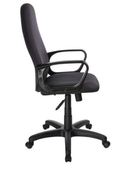 Кресло Бюрократ CH-808AXSN (ткань, мех. качания, крест. пластик, до 120 кг) Черный