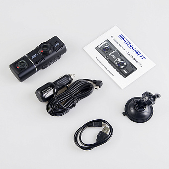 Видеорегистратор Silverstone F1 NTK-60F Такси II FHD 2 камеры черный
