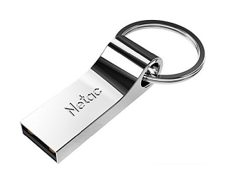 Флешка 4Gb Netac U275 USB2.0, с кольцом, металлическая