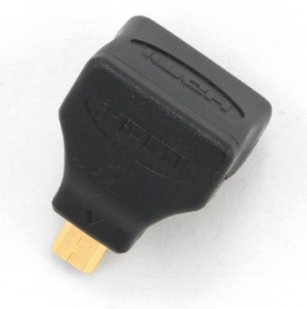 Кабель-переходник HDMI (f) < - > micro HDMI (m), Cablexpert (угловой)