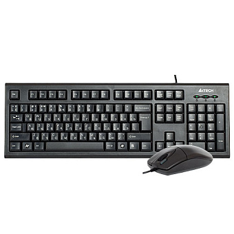 Комплект проводной (клавиатура+мышь) A4Tech KR-8520D черный
