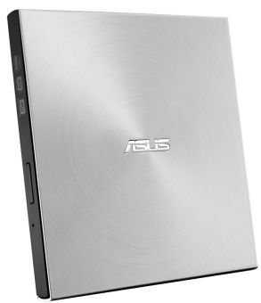 Внешний привод DVDRW ASUS [SDRW-08U7M-U] USB2.0 Silver DVD-RAM DVD±R/RW DVD±R/R DL CD-R/RW RTL