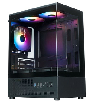 Корпус XASTRA Q300M 5*ARGB mATX Black