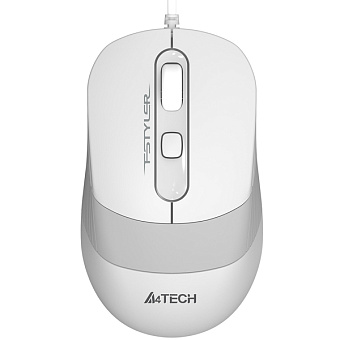 Комплект проводной (клавиатура+мышь) A4Tech Fstyler F1010 белый/серый