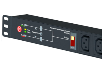 Блок розеток АВР Elemy ATS-1602-C ввод:2xIEC C14 выход:7xС138A черный