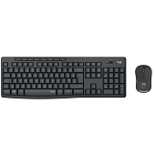 Комплект беспроводной (клавиатура+мышь) Logitech MK295 Wireless Combo Silent USB черный