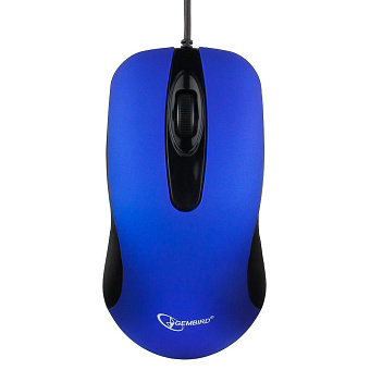 Мышь проводная Gembird MOP-400B Optical USB синий