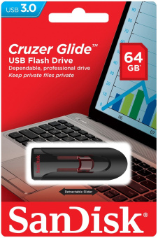 Флешка 64Gb SanDisk Cruzer Glide USB 3.0