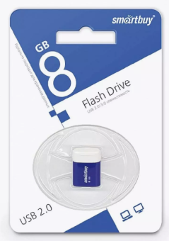 Флешка 8Gb SmartBuy Lara USB Blue