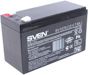 Аккумулятор для ИБП 12V,  7.0Ah, SVEN SV 1270