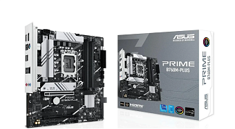 Материнская плата Socket-1700 ASUS PRIME B760M-PLUS (B760) 4*DDR5 HDMI DP mATX