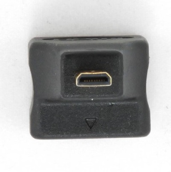 Кабель-переходник HDMI (f) < - > micro HDMI (m), Cablexpert (угловой)