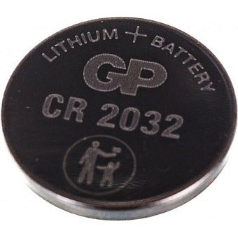 Элемент питания CR2032, 3V, 1шт, GP CR2032
