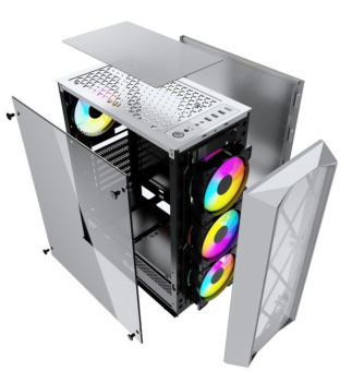 Корпус Powercase Rhombus X4 Mesh ATX White