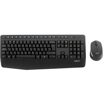 Комплект беспроводной (клавиатура+мышь) Logitech MK345 Wireless Combo USB Black