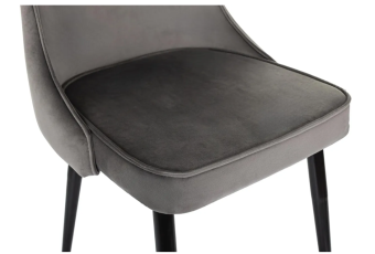 Кресло Бюрократ CH-K4_2 комплект 2шт т.серый Holland 18 металл черный на ножках