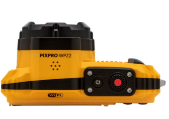 Цифровая фотокамера Kodak WPZ2 (16MP BSI CMOS, 4x zoom, 1080p, 15m влагоз., 2m ударопрочность, Wi-Fi, microSDHC) желтый