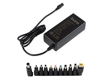 Блок питания для ноутбука Buro BU-A70 автоматический 65W 18.5V-20V 11-коннект. 3.5A от бытовой элект
