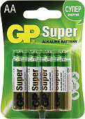 Элемент питания AA, 1.5V,  8шт, GP Super Alkaline 15A LR6