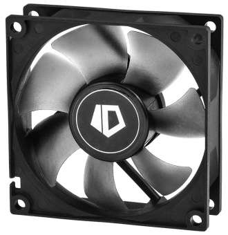 Вентилятор для корпуса 80mm ID-Cooling NO-8025-SD (3-pin, 80x80x25mm, 21дБ, 2000об/мин)