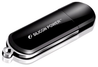 Флешка 64Gb Silicon Power LuxMini 322 USB black