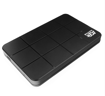Внешний контейнер USB3.0 -> SATA 2.5", AgeStar 3UB2P1C, type-c, пластик, чёрный