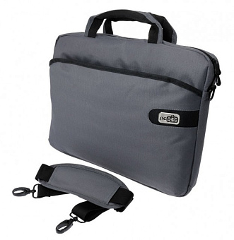 Сумка для ноутбука 15" PC PET PCP-A1215GY нейлон, серая