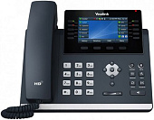IP-телефон Yealink SIP-T46U, 16 линий, PoE, черный