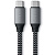 Кабель USB-C < - > USB-C, 0.25м, Satechi Space Gray