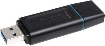 Флешка 64Gb Kingston Exodia DTX/64Gb USB3.1 черный/синий