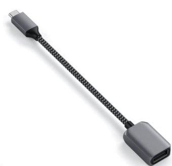 Кабель-переходник (адаптер) Satechi USB-C to USB-A Space Gray