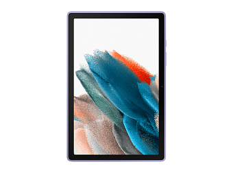 Чехол для планшета Samsung Galaxy Tab A8 10.5" - Clear Edge Cover полиуретан прозрачный, фиолетовый