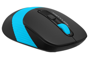 Мышь беспроводная A4Tech Fstyler FG10 2000dpi черный/синий