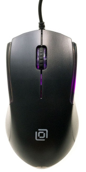 Мышь проводная Оклик 245M черный