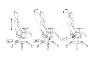 Кресло Zombie GAME RGB черный эко.кожа/ткань крестов