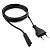 Кабель питания 220V    0.5м, C7- 2-pin, 2x0.5, Cablexpert, черный (для ноутбуков, аудио/видео техник