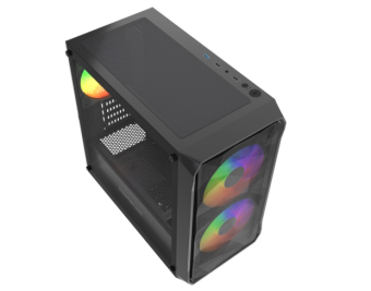 Корпус Powercase Mistral Micro A3B ARGB V2 mATX Bllack