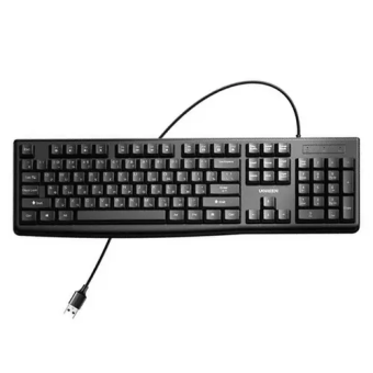 Клавиатура проводная UGREEN KU003 USB черный