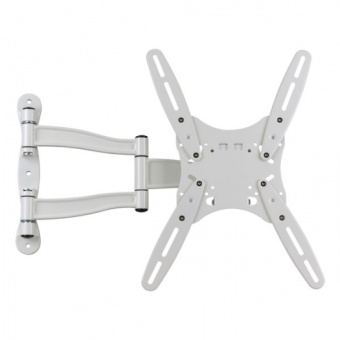 Крепление для телевизора Kromax Techno-5 White (настенное, регулируемое, с коленом, max 35кг, VESA 4