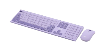 Комплект беспроводной (клавиатура+мышь) Acer OCC205 Multimedia фиолетовый