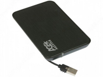Внешний контейнер USB2.0 -> SATA 2.5", AgeStar SUB2A8 алюминий, чёрный