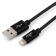 Кабель USB-A < - > Lightning, 3.0м, Cablexpert, серия Silver, блистер, черный