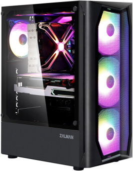 Корпус Zalman N4 (MidiTower, 2*USB2.0, 1*USB3.0, ATX, без БП) чёрный