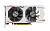 Видеокарта 4Gb AFOX AF1050TI-4096D5H7-V8 (GTX1050Ti) GDDR5 128bit DVI HDMI DP