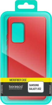 Чехол для смартфона Samsung Galaxy A52 - BoraSCO Book Case красный