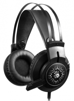 Наушники проводные A4Tech Bloody J437 (микрофон, 20 - 20 000 Гц, 7.1 Surround (виртуальный)) черный
