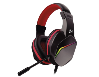 Наушники проводные Oklick HS-L335G (мониторные закрытые, 20-20 000 Гц, 104дБ, 2.2м, проводные USB/3,5 мм) black