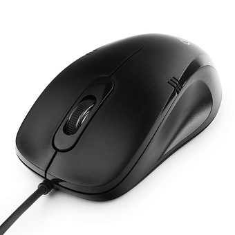 Мышь проводная Gembird MOP-100 Optical 1000 dpi USB 3кн 1.5м черный