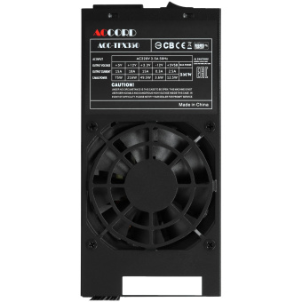 Блок питания .350W Accord ACC-TFX350 80mm, черный